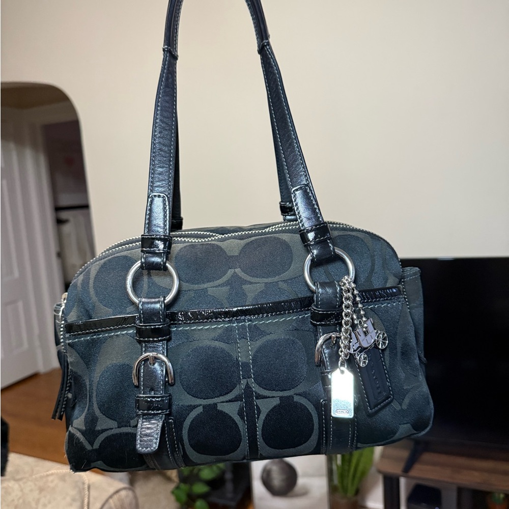 ** SOLD ** Coach Bonnie Double Zip Satchel 12660